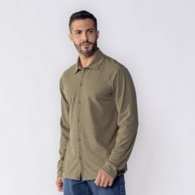 Camisa Masculina De Malha Hector Marc Alain Militar Vd0013