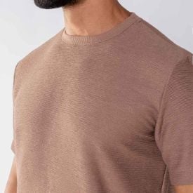 Camisa Masculina Em Malha Mustang Thing Castanho Mr00134