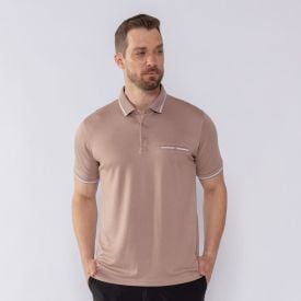 Camisa Polo Masculina Jacquard Marc Alain Fendi
