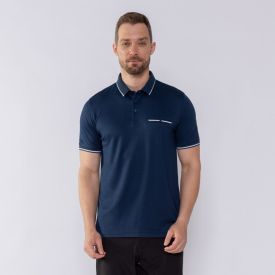 Camisa Polo Masculina Jacquard Marc Alain