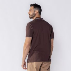 Camisa Polo Masculina De Algodão Marc Alain