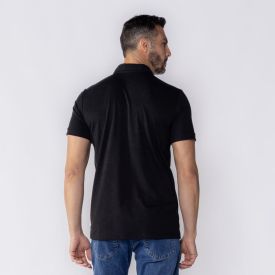 Camisa Polo Masculina De Piquet Com Bolso Marc Alain