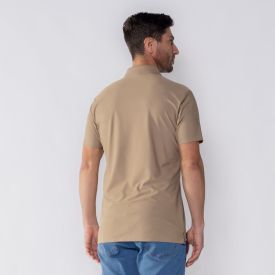 Camisa Polo Masculina De Poliamida Pacific Blue