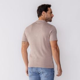 Camisa Polo Masculina Tricot Canelada Thing Fendi