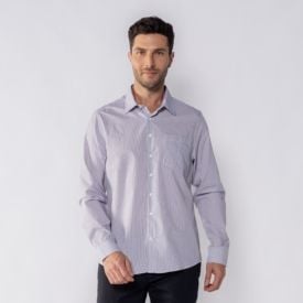 Camisa Social Masculina Listrada Marc Alain