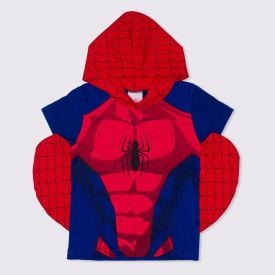 Camiseta 1 a 3 anos Spider Man com Capuz Brandili Milano