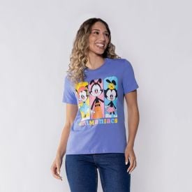 Camiseta Animaniacs Feminina Bandup Lilas