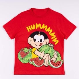 Camiseta Magali Infantil 4 a 10 Anos Bandup Vermelho