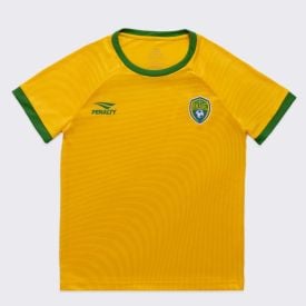 Camiseta Brasil Infantil Unissex 8 A 14 Anos Penalty Amarelo