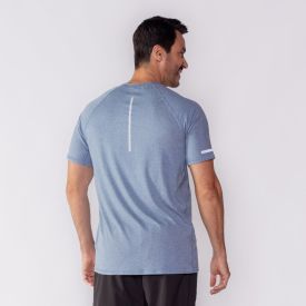 Camiseta Esportiva Masculina Rajada Scream Azul Aco