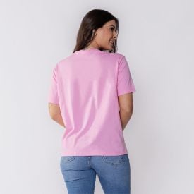 Camiseta Feminina Com Pedraria Boby Blues