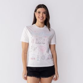 Camiseta Feminina Lust For Life Boby Blues Off Clear