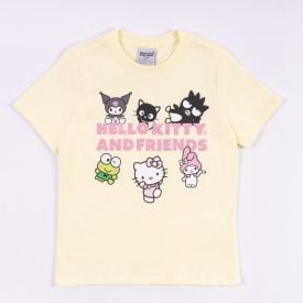 Camiseta Hello Kitty And Friends Infantil 4 a 10 Anos Sanrio