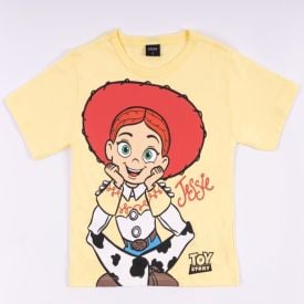 Camiseta Jessie Infantil 4 a 10 Anos Disney Amarelo