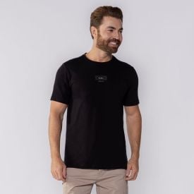 Camiseta Masculina De Algodão Peruano Marc Alain Preto