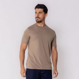 Camiseta Masculina Algodão Thing Caqui 18-1110
