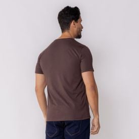 Camiseta Masculina Básica De Algodão Marc Alain