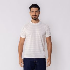 Camiseta Masculina Básica Dixie   Off White