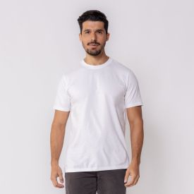 Camiseta Masculina Básica Lisa Thing Branco