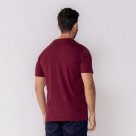 Camiseta Masculina Básica Lisa Thing Vinho