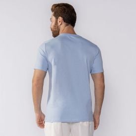 Camiseta Masculina California Marc Alain Azul Geada