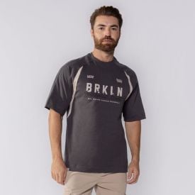 Camiseta Masculina De Algodão Overcore Chumbo