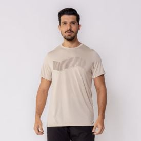 Camiseta Masculina Dry Fit Scream  Bege