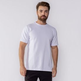 Camiseta Masculina Malha Fusion Marc Alain Branco
