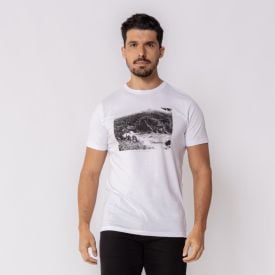 Camiseta Masculina Oregon Coast Marc Alain  Branco