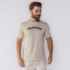 Camiseta Masculina Trademark Marc Alain Bege