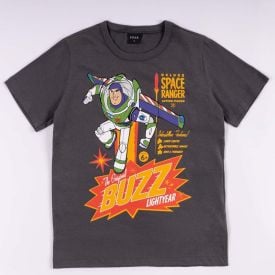 Camiseta Toy Story Infantil 4 a 10 Anos Disney Grafite