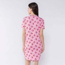 Camisola Feminina Manga Curta Cereja Camila Moretti