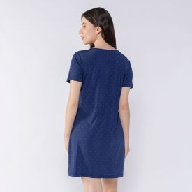 Camisola Feminina Manga Curta Poá Holla Poa