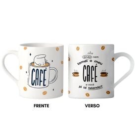 Caneca Bento Ainda Nem Tomei Café Lv Porcelanas - 300Ml