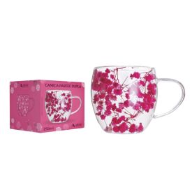 Caneca Camélia Primavera Allmix 250Ml - Vidro