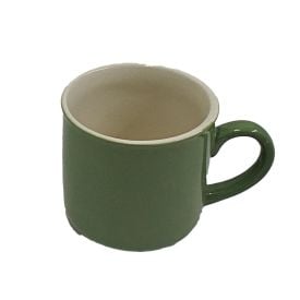 Caneca Cerâmica Dysnaty Oliva/Off White - 90ml