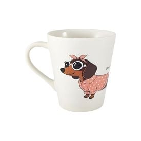 Caneca Cônica É Hora de Brilhar Lv Porcelanas - 290Ml