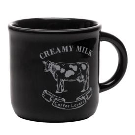 Caneca Creamy Milk 180Ml Lyor - Preto