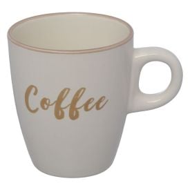 Caneca De Cerâmica Coffe Bege Hauskraft - 200ml