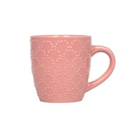 Caneca De Cerâmica Texturizada Havan Casa 210Ml - Rosa Brilhante 