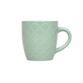 Caneca De Cerâmica Texturizada Havan Casa 210Ml - Verde Brilhoso 