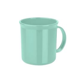 Caneca De Plástico Escolar Ou 350Ml - Verde Menta