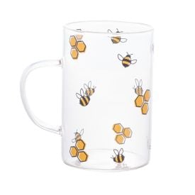 Caneca De Vidro Lyor 280Ml - Abelha