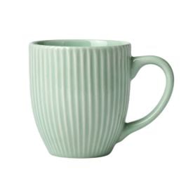 Caneca Porcelana Canelada Elegance Havan Casa 300Ml - Verde