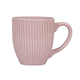 Caneca Porcelana Canelada Elegance Havan Casa 300Ml - Rosa