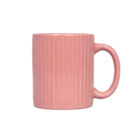 Canela De Cerâmica Canelada Havan Casa 330Ml - Rosa Fosco