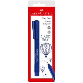 Caneta Fine Pen 0,4Mm Azul Faber-Castell - SM/FPBAZZF