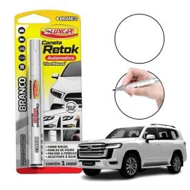 Caneta Retok Automotivo Tira Riscos Luxcar Branco
