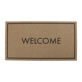 Capacho Vinil 50X90 Bem Vindo Solecasa - Welcome Novo