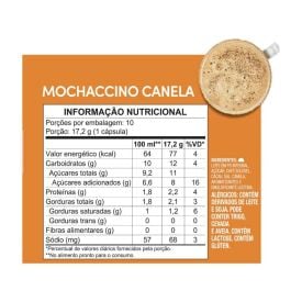 Cápsulas De Nescafé Mochaccino Canela Dolce Gusto 172G - 10 Cápsulas